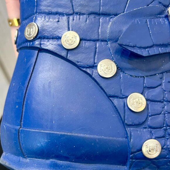 Hunter Festival Wellington Studded Tall Rain Boots - Size 8 - Picture 8 of 14